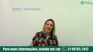 [REVISÃO  GRATUITA DE MATEMÁTICA] - Quadrados Perfeitos - Dica da Cassinha.