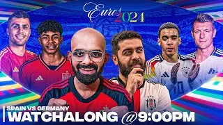 Zero Ball Knowledge | Spain vs Germany | UEFA EURO 2024 Live Watchalong @FantasyScout11Football