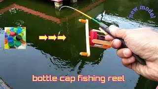 cara membuat reel pancing tutup botol model terbaru versi mudah