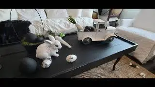 Project Farmhouse Bunny Explosion!! Dollarama Bunny DIY!! New Farmhouse Easter decorations!!