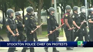 Stockton police chief talks about protests in city