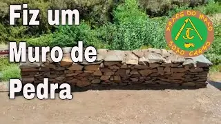 #Fiz um #Muro de #Pedra