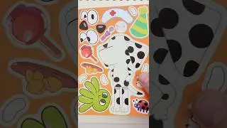 Bluey diy Paper Stickers: Fun with CHLOE! #bluey #paper #stickers #diy #fun #craft