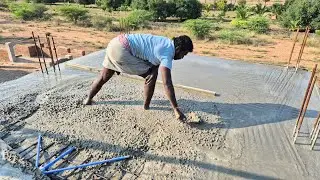 Technical&Construction of 1st Floor Reinforcement Roof Slab Concrete Made By Cement