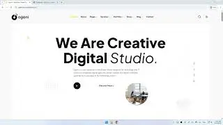 Ogoni WordPress Theme Installation and Demo Import
