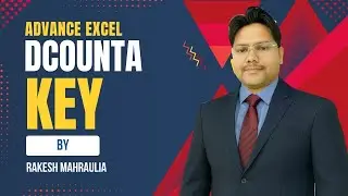 Dcounta, excel formulas, excel commands, Excel Tips, Tricks, Functions & Shortcuts