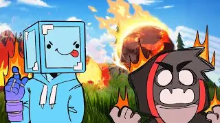 Я троллю BadBoyHalo в BATTLE ROYALE...