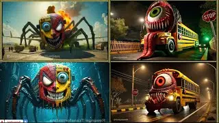 School bus monster Tiles hop#26