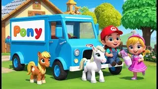 Pony the Milk Truck Hero | Fun and Helpful Kids Nursery Rhyme Animation
