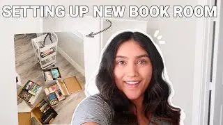 MOVING HUNDREDS OF BOOKS AND SETTING UP A NEW BOOK ROOM
