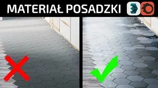Posadzka hexagon - fotorealistyczny materiał [3ds Max + Corona]