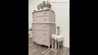 DIY furniture French Provincial Chest Makeover
