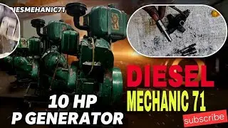 Pump set 10 hp Kirloskar engine full work #nozel check@DIESELMECHANIC71#dieselmechanic71