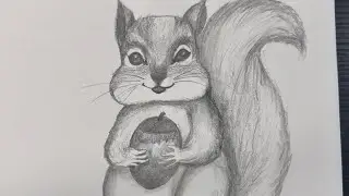How to draw a squirrel #art #drawingtechniques #sketch #artscraft 
