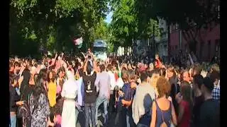 اتحاد طلاب فلسطين وفرقة جفرا في كرنفال برلين - عبد خطار