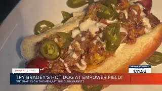 You have to try this tasty hot dog on the menu at Empower Field
