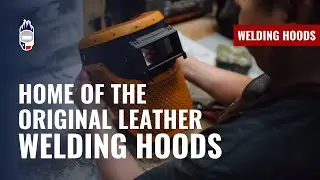 Custom Leather Welding Hoods #original