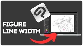How to change figure line width on Clip Studio?