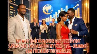 My Wife Took Her Lover Business Event Saying, She's Ashamed of My Poverty&mdash;Unaware  I Am the CEO.....