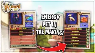 Как я создал своего первого энергетического питомца?! *ЛЕГКО* - (Wizard101)
