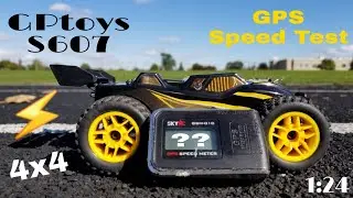 GPtoys S607 (GPS Speed Test) 4WD 1:24 scale. Fast little car⚡