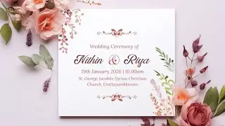 Wedding Ceremony of Nithin & Riya | 19th Jan. 2026 | 10.00am | LIVE