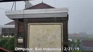 LOUD Thunder!  Bali Indonesia