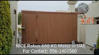 NICE ROBUS 600 KG Motor for Sliding Gate Opener Installation in UAE