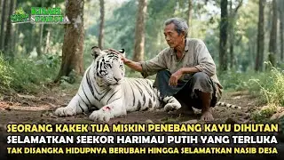 VIRAL !! SEORANG KAKEK SELAMATKAN HARIMAU PUTIH DIHUTAN, HIDUPNYA BERUBAH BERKAT KEBAIKANNYA