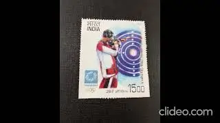 My-Hobby : Philately  - 28th Olympic Games -Athens -2004, Indian Postage Stamp of INR 15