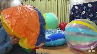 Video-No,024　Beachball mouth inflation