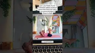 Jesus & pilates 🫶🏼 try out Christian workouts on yt: sunshinepilates