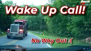 Shocking Head-On With a Semi Truck! Near Misses & Bad Drivers Dashcam Videos 804