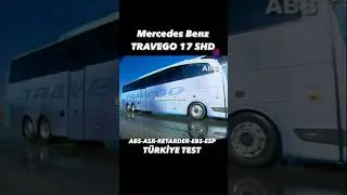 Travego 17 shd T&uuml;rkiye Test ve Tanıtım #mercedesbenz #travego #otob&uuml;s #test #otomobil #inceleme