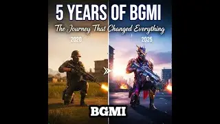 5 YEARS OF BGMI: The Journey That Changed Everything  #bgmi #5YearsOfBGMI