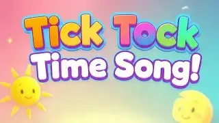 Tick Tock Time Song ⏰ | Kids Learning Time | Good Habits Rhyme for Toddlers