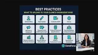 CloneForce Knowledge Deep Dive: Vector Databases, Training, and Real-Time Intelligence
