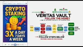 VERITAS VAULT - FOLLOW THE MONEY - CRYPTO STAKING PROFITS 3X A DAY - TOP TEAM ROB BUSER