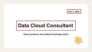 Примеры вопросов и областей знаний для экзамена Salesforce Data Cloud Consultant
