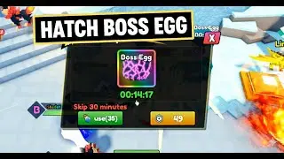 Catch A Monster Roblox Hatch New Boss Egg