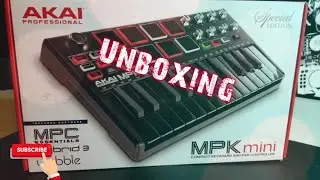 Akai MPK Mini Midi Controller unboxing MPC Essentials ➕ Hybrid 3 and Wobble