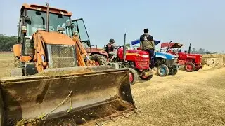Jcb Tata Hitachi Xpert Bekho Mud In Five Tractor Trally | 2 Two days Vlog | Anadi Mahato 