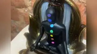 Chakras Incense Cone Burner