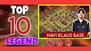 Top 10 TH17 Legend League Bases 6000 Trophies | Klaus, Gaku  Bases 🔥 Anti 3 Star Base Links