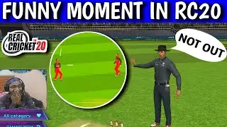Funny moment in Real Cricket 20 | shocking reaction | rc20 | wcc3 | Real Cricket 21 | Cricket 19