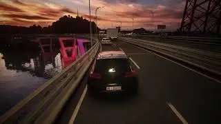 THE BEST ASSETTO CORSA MAP? Hiroshima Expressway + traffic GAMEPLAY