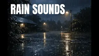 Night Rain Sounds for Deep Sleep & Stress Relief 🌧️