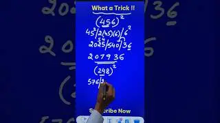 Squaring 3-Digit Numbers Easily II Short Trick for Fast Calculation II Find Squares #youtubeshorts