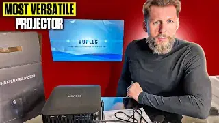 The Stand Makes This VOPLLS Projector SO VERSATILE!