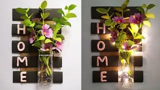 Beautiful wallmate for home decor || paper flower wallhanging || room decoration idea..